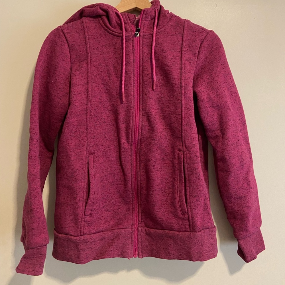 Figs Dark Magenta Essential Hoodie